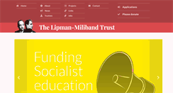 Desktop Screenshot of lipman-miliband.org.uk