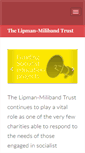 Mobile Screenshot of lipman-miliband.org.uk